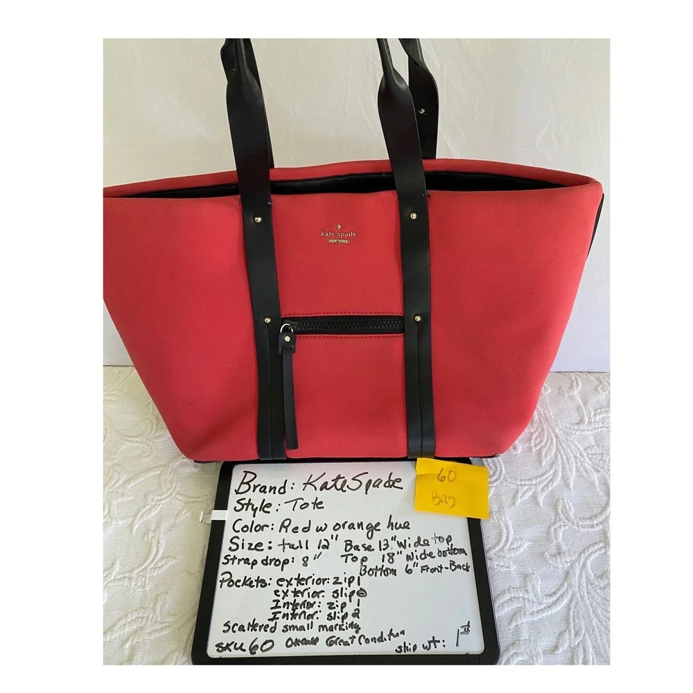 Kate Spade‎ Bag  Esta Street BABE Neoprene Red Tote